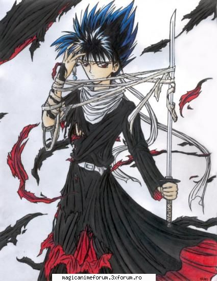 yu yu hakusho - si acum una cu hiei - Fan art